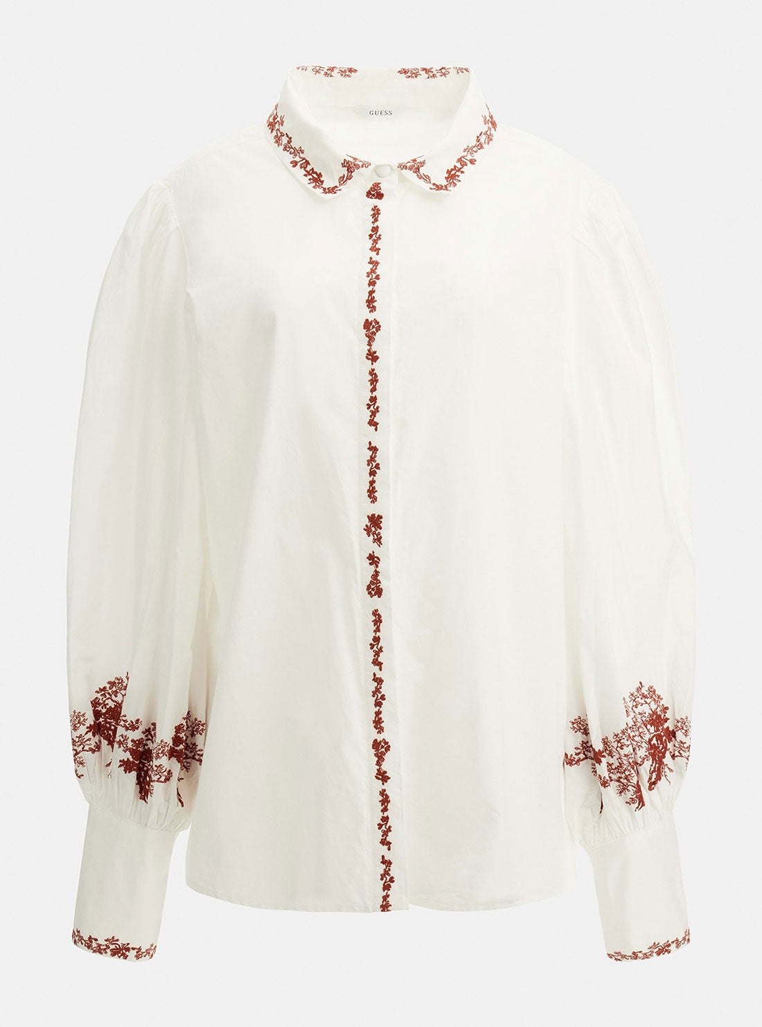Eco White Ravin Embroidered Shirt