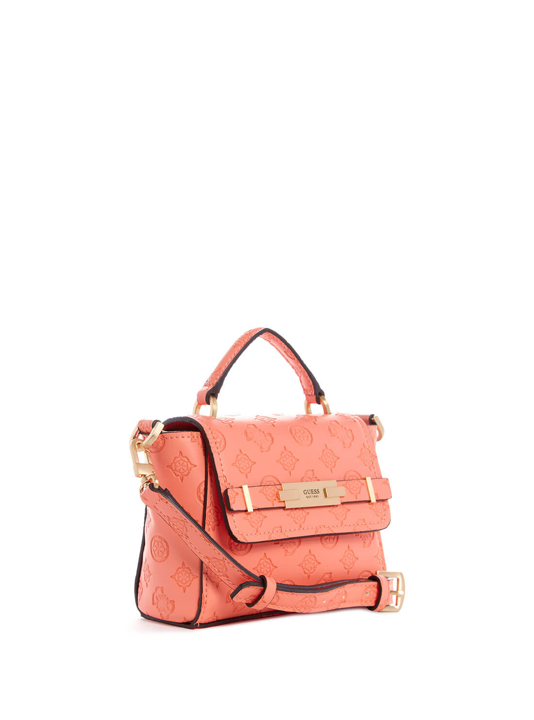 GUESS Coral Bea Mini Top Handle Bag side view