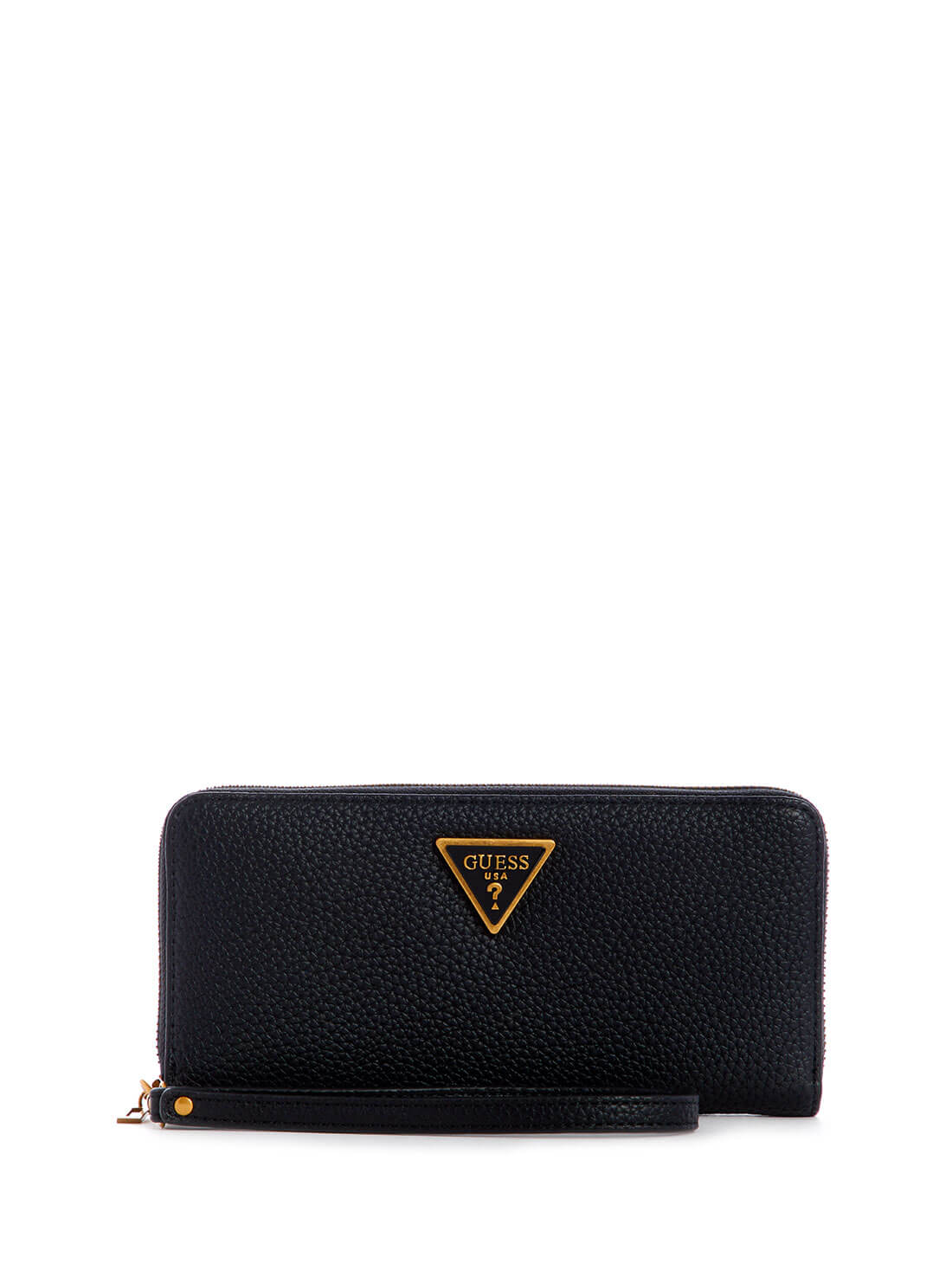 GUESS Womens Black Downtown Chic Large Wallet VB838546 Front View