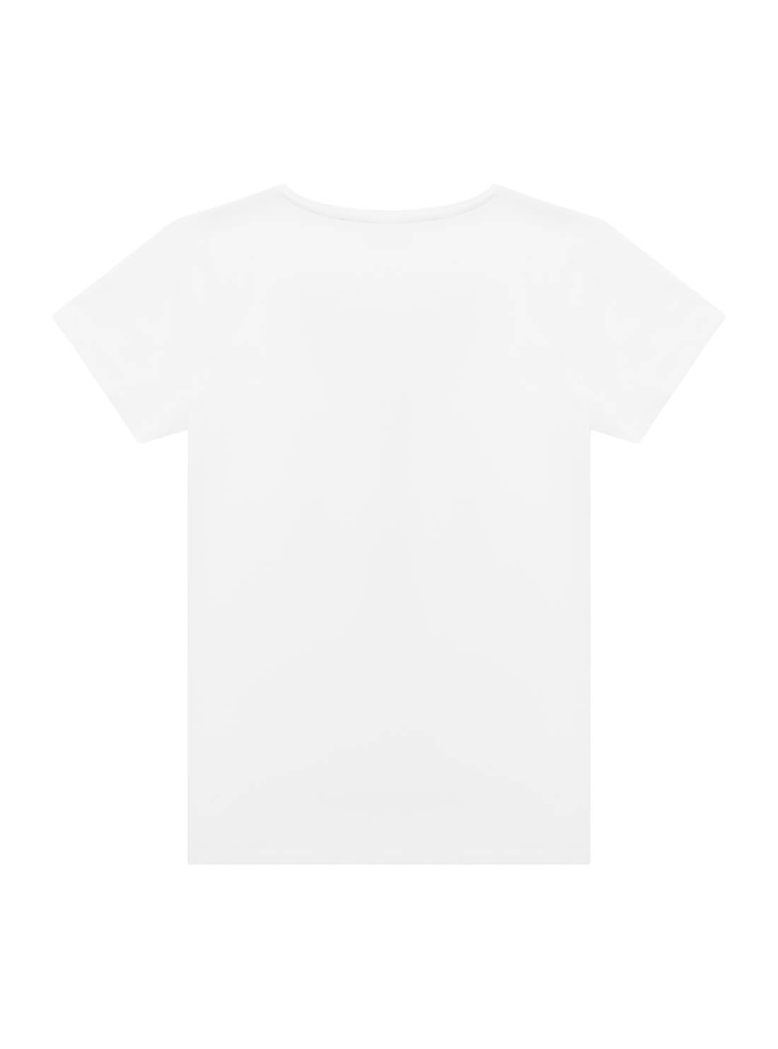 GUESS Kids Girls White Graphic Logo T-Shirt (7-16) J1YI09K6YW1 Back View