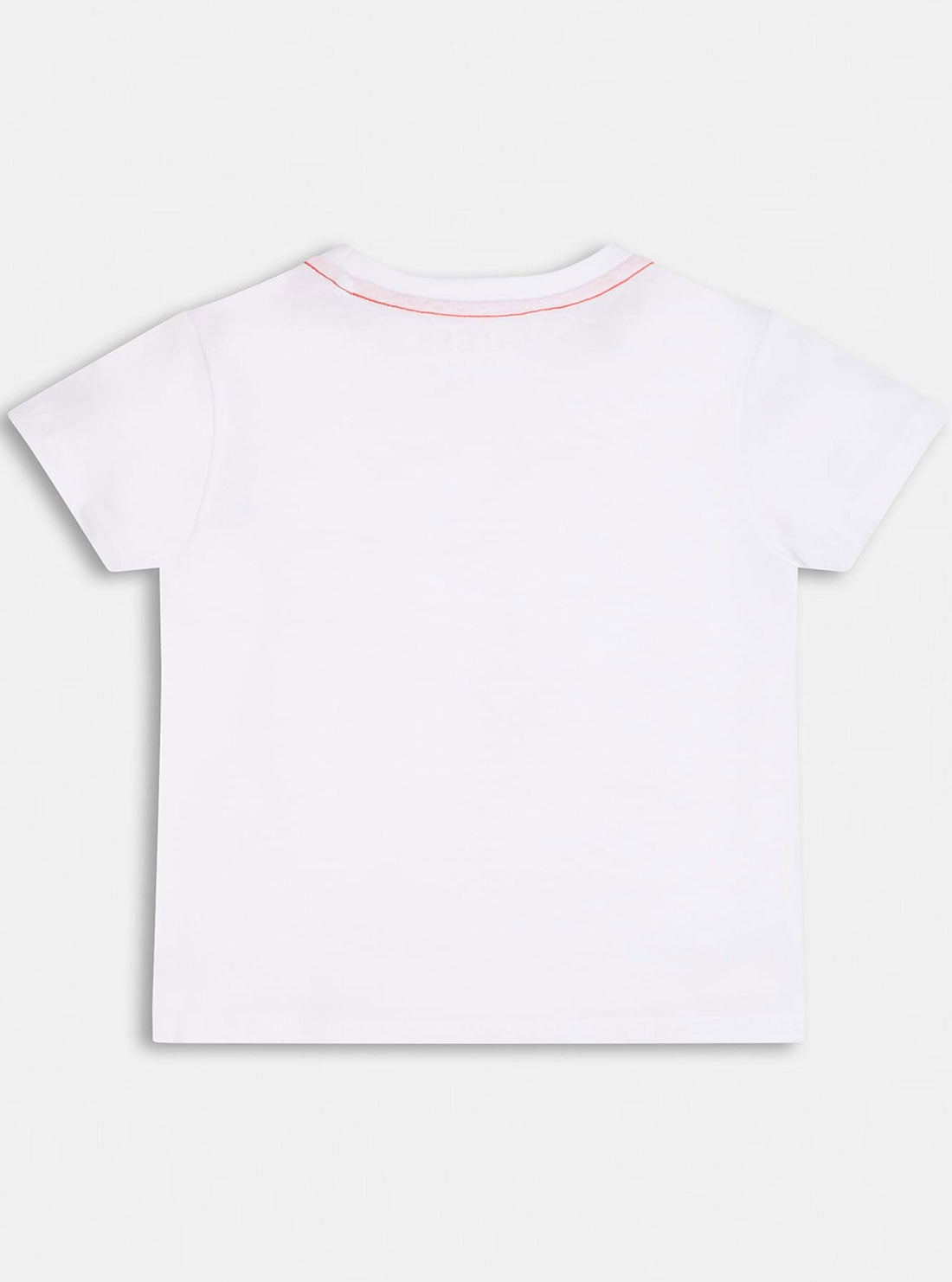 GUESS Little Boys White Logo Short Sleeve T-Shirt (2-7)  N73I55K8HM0 Back View