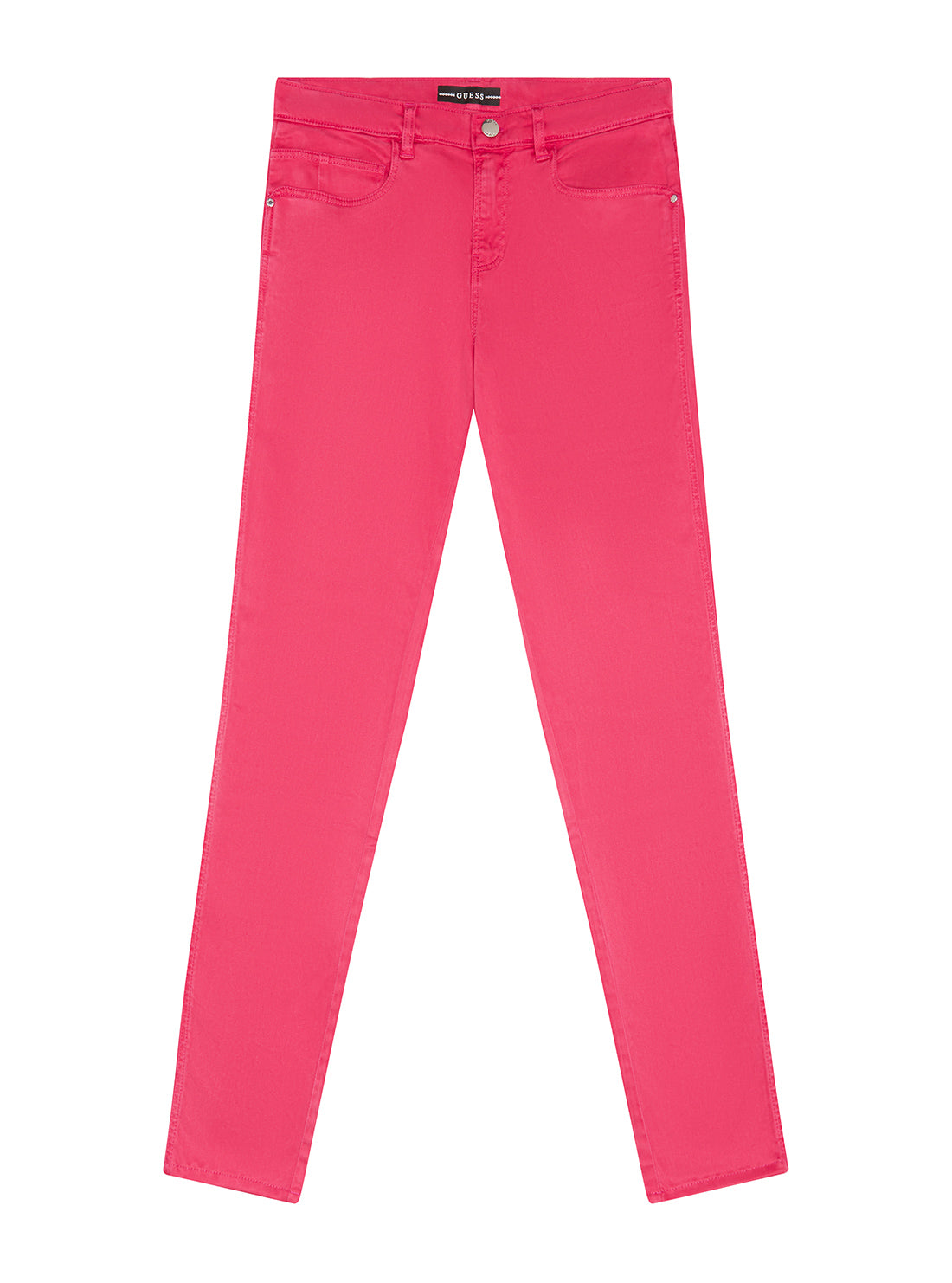 GUESS Big Girls Souvenir Pink Stretch Pants (7-16) J1YB05WB7X0 Front View