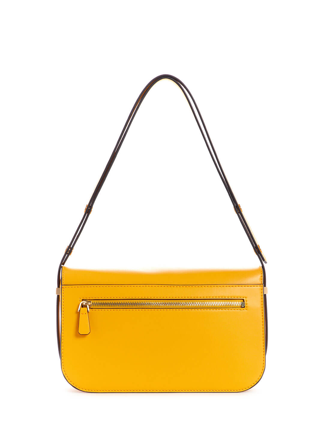 GUESS Womens Yellow Hensely Convertible Shoulder Bag VS811321 Back View